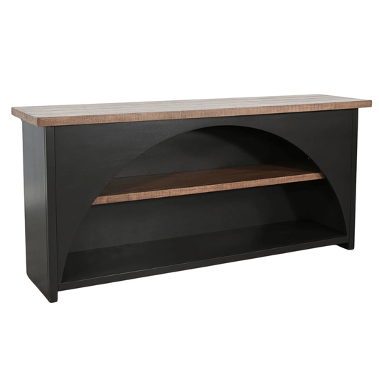 Savannah Rectangular Black Console Table