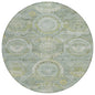 Savarna Green Washable Indoor - Outdoor Rug - LOOMLAN - LOOMLAN Rugs - Outdoor Rugs