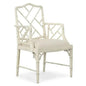 White Sawyer Arm Chair Set of 2 - LOOMLAN - Furniture Classics - Dining Chairs