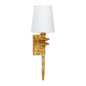 Saxon Aluminum Crafted Wall Sconce - Gold - LOOMLAN - Wildwood - Wall Sconces