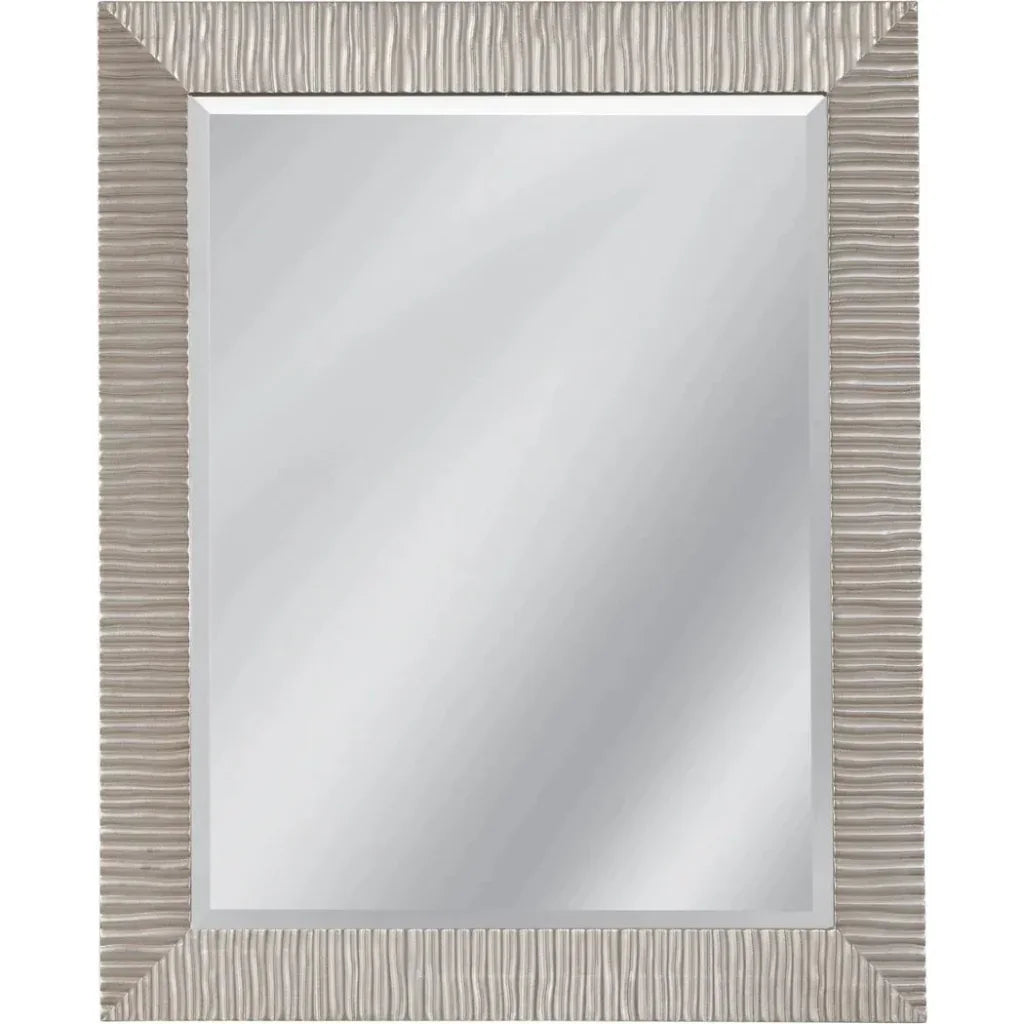 Saydona Wood & Resin Brown Vertical Wall Mirror - LOOMLAN - Bassett Mirror - Wall Mirrors