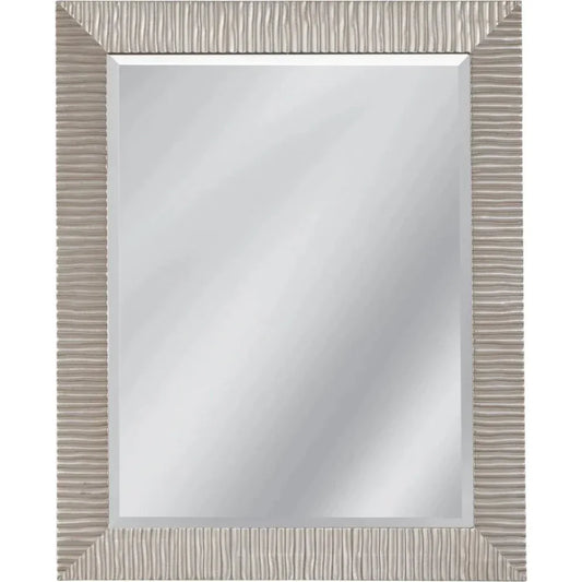 Saydona Wood & Resin Brown Vertical Wall Mirror - LOOMLAN - Bassett Mirror - Wall Mirrors