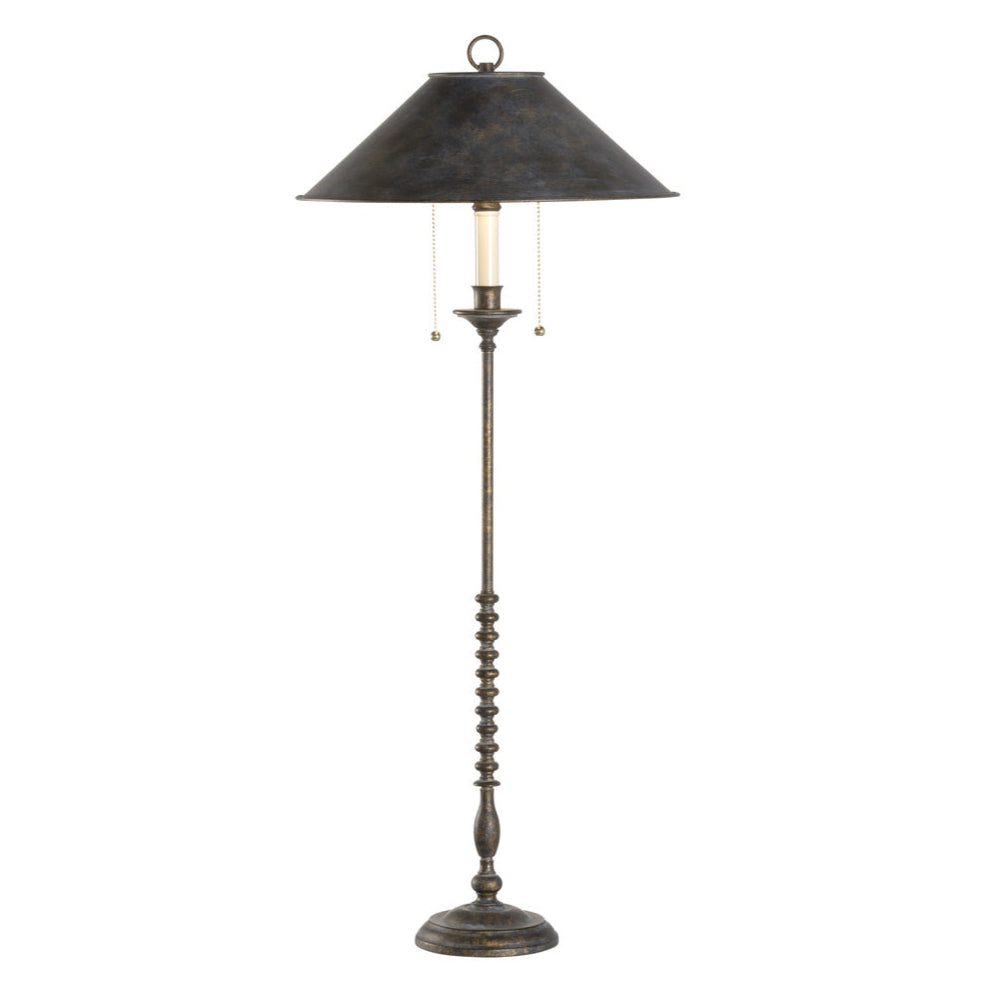 Scabbard Metal Black Table Lamp