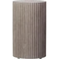 Scallop Accent Table Tall - Grey Outdoor End Table - LOOMLAN - Seasonal Living - Outdoor Side Tables