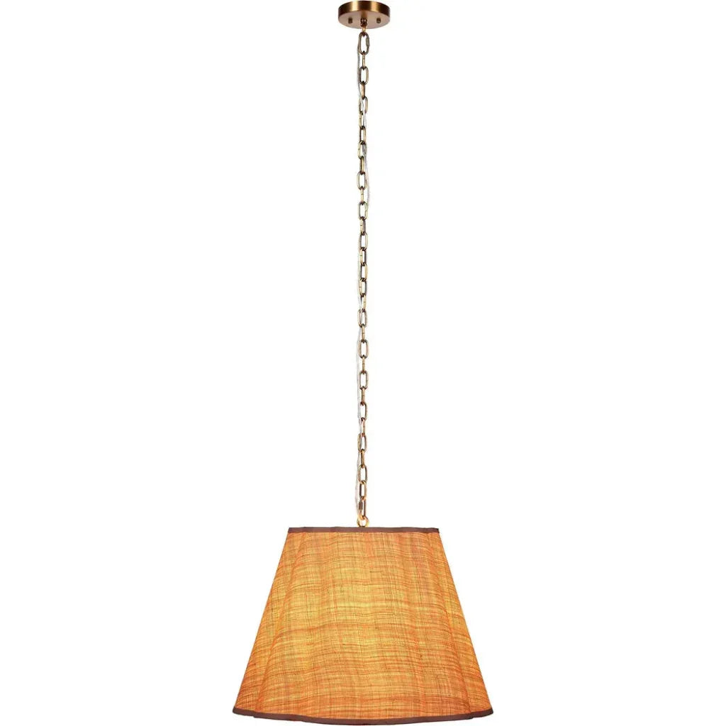 Scalloped 1 - Light Hanging Pendant - LOOMLAN - Jamie Young - Pendants