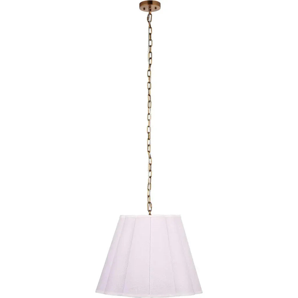 Scalloped 1 - Light Hanging Pendant - LOOMLAN - Jamie Young - Pendants