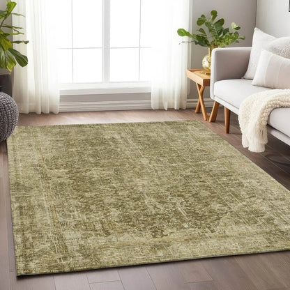 Scarlune Brown Washable Indoor - Outdoor Rug - LOOMLAN - LOOMLAN Rugs - Outdoor Rugs