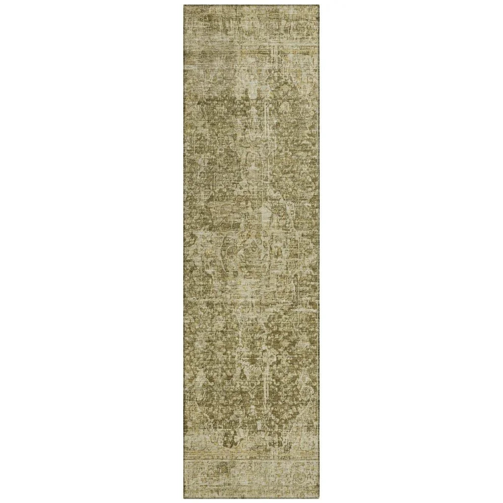 Scarlune Brown Washable Indoor - Outdoor Rug - LOOMLAN - LOOMLAN Rugs - Outdoor Rugs