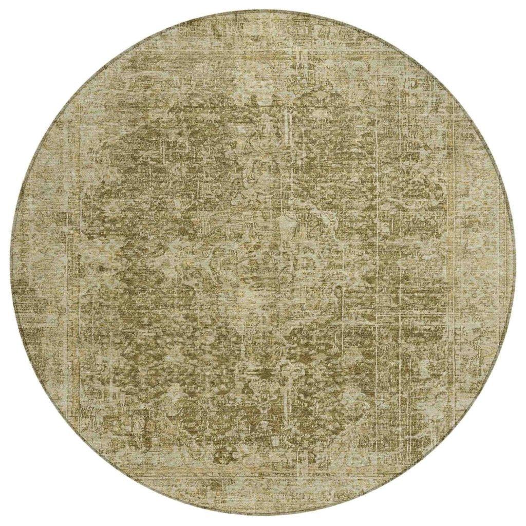 Scarlune Brown Washable Indoor - Outdoor Rug - LOOMLAN - LOOMLAN Rugs - Outdoor Rugs