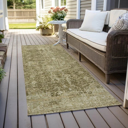 Scarlune Brown Washable Indoor - Outdoor Rug - LOOMLAN - LOOMLAN Rugs - Outdoor Rugs