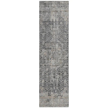 Scarlune Gray Washable Indoor - Outdoor Rug - LOOMLAN - LOOMLAN Rugs - Outdoor Rugs