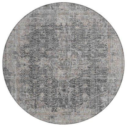 Scarlune Gray Washable Indoor - Outdoor Rug - LOOMLAN - LOOMLAN Rugs - Outdoor Rugs