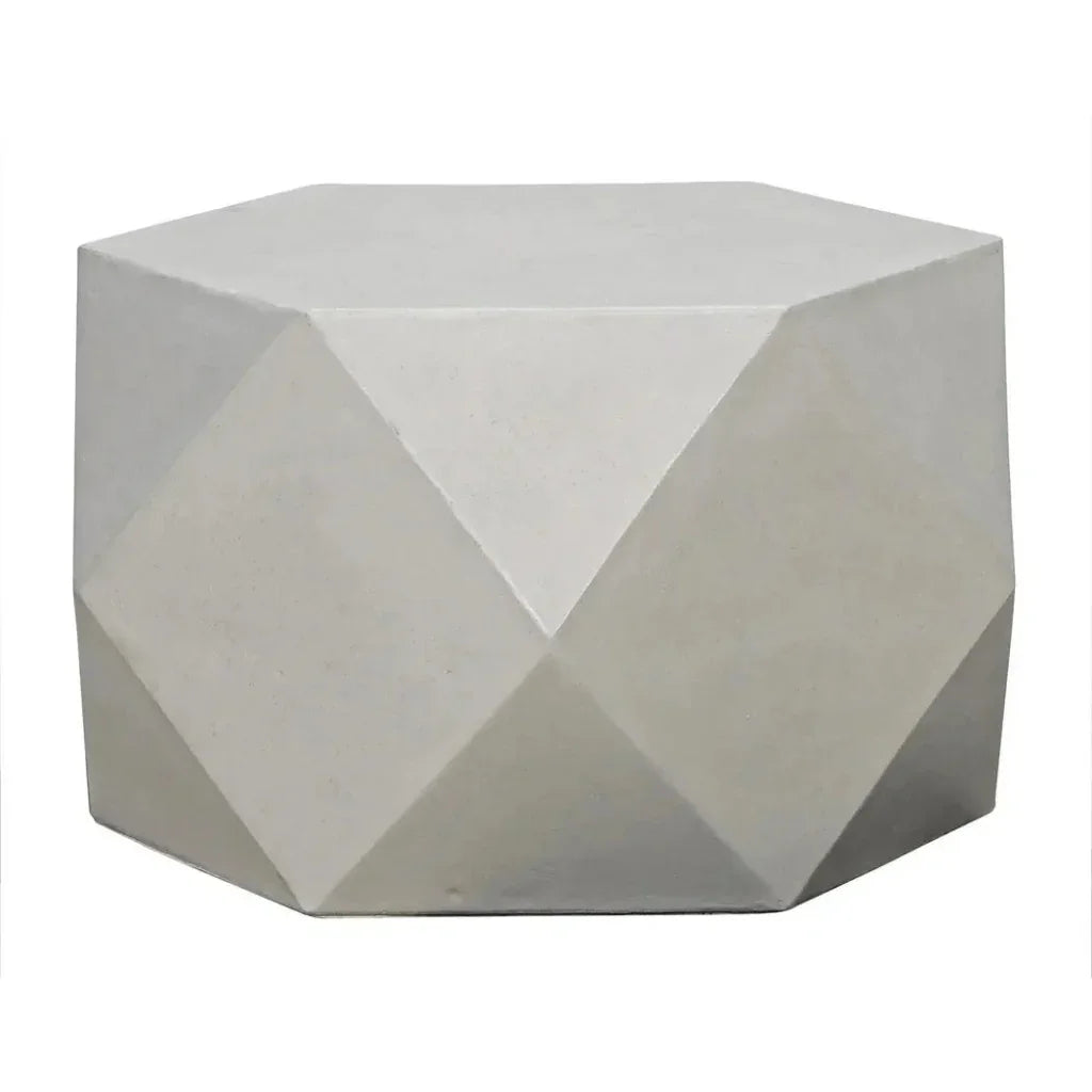 Scarpa Fiber Cement Geometric Side Table - LOOMLAN - Noir - Side Tables