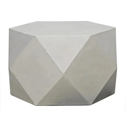 Scarpa Fiber Cement Geometric Side Table - LOOMLAN - Noir - Side Tables