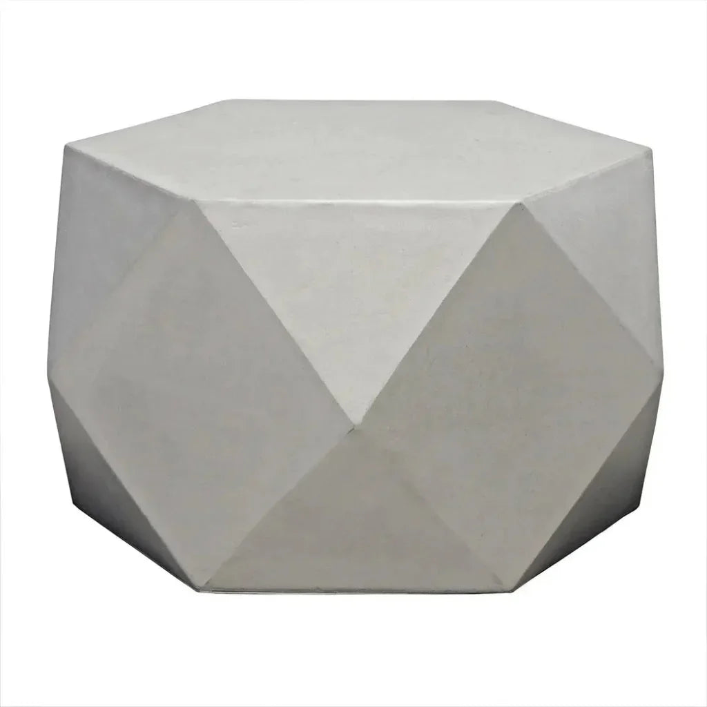 Scarpa Fiber Cement Geometric Side Table - LOOMLAN - Noir - Side Tables