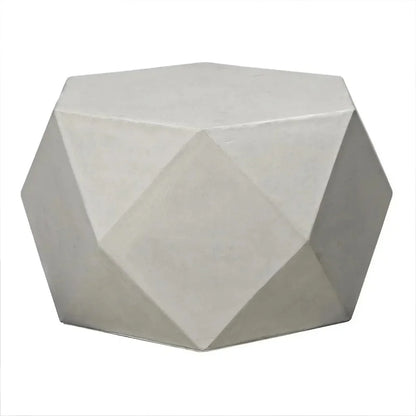 Scarpa Fiber Cement Geometric Side Table - LOOMLAN - Noir - Side Tables