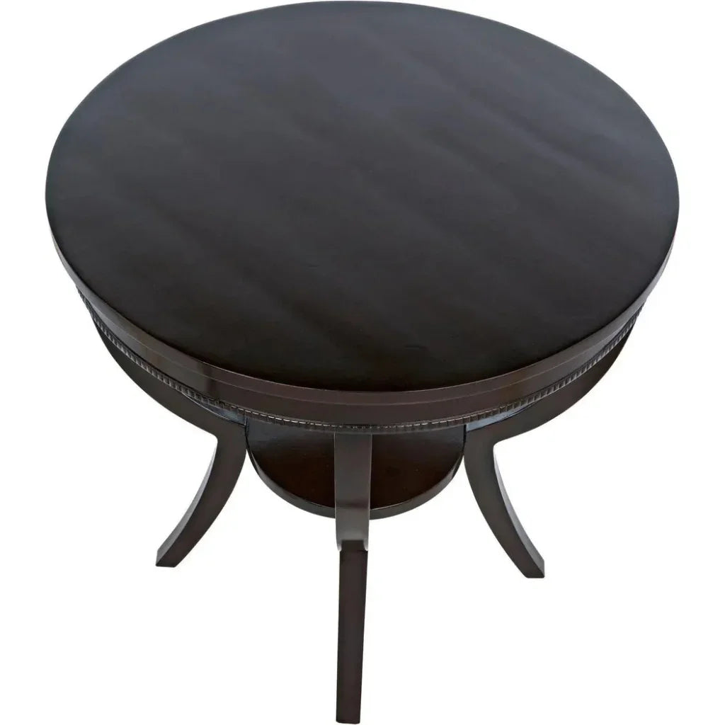 Scheffield Round Wood End Table