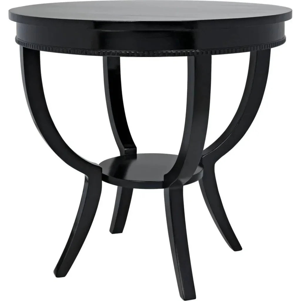 Scheffield Round Wood End Table