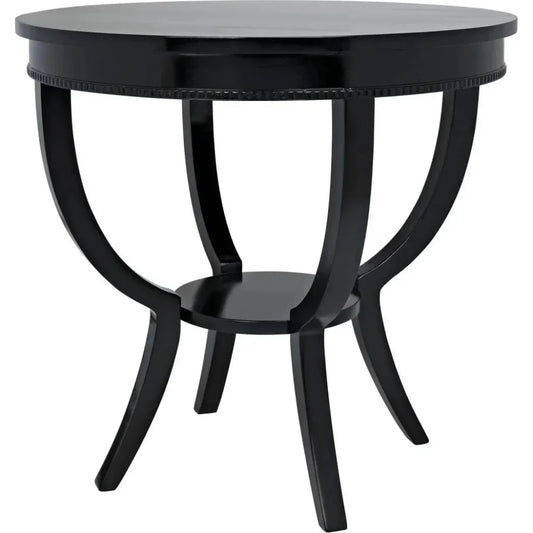 Scheffield Round Wood End Table