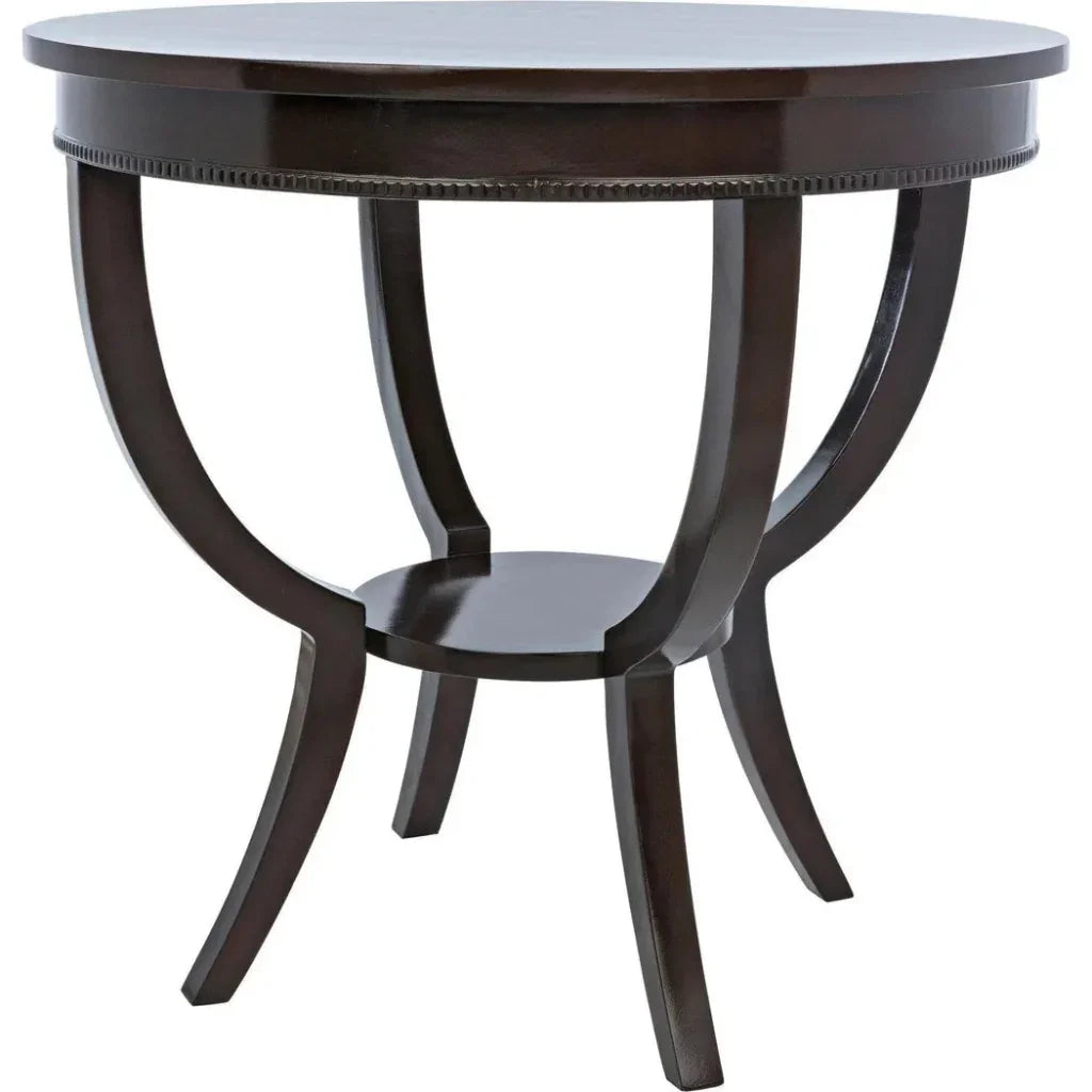 Scheffield Round Wood End Table