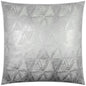 Scheme White Glam Silver White Large Throw Pillow - LOOMLAN - D.V. Kap - Throw Pillows