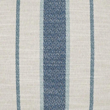 Sconset Ocean Stripes Blue Large Throw Pillow Insert - LOOMLAN - D.V. Kap - Throw Pillows