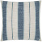 Sconset Ocean Stripes Blue Large Throw Pillow Insert - LOOMLAN - D.V. Kap - Throw Pillows