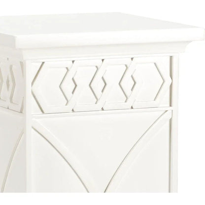 Scottkins Honeycomb Pattern Pedestal - LOOMLAN - Chelsea House - Side Tables