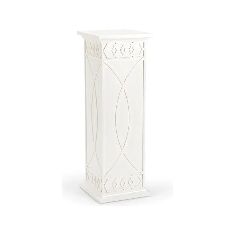 Scottkins Honeycomb Pattern Pedestal - LOOMLAN - Chelsea House - Side Tables