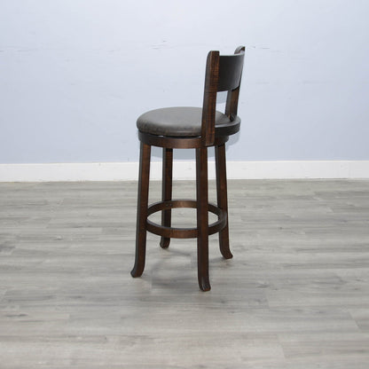 Scottsdale Leather Swivel Barstool 2PC