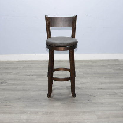 Scottsdale Leather Swivel Barstool 2PC