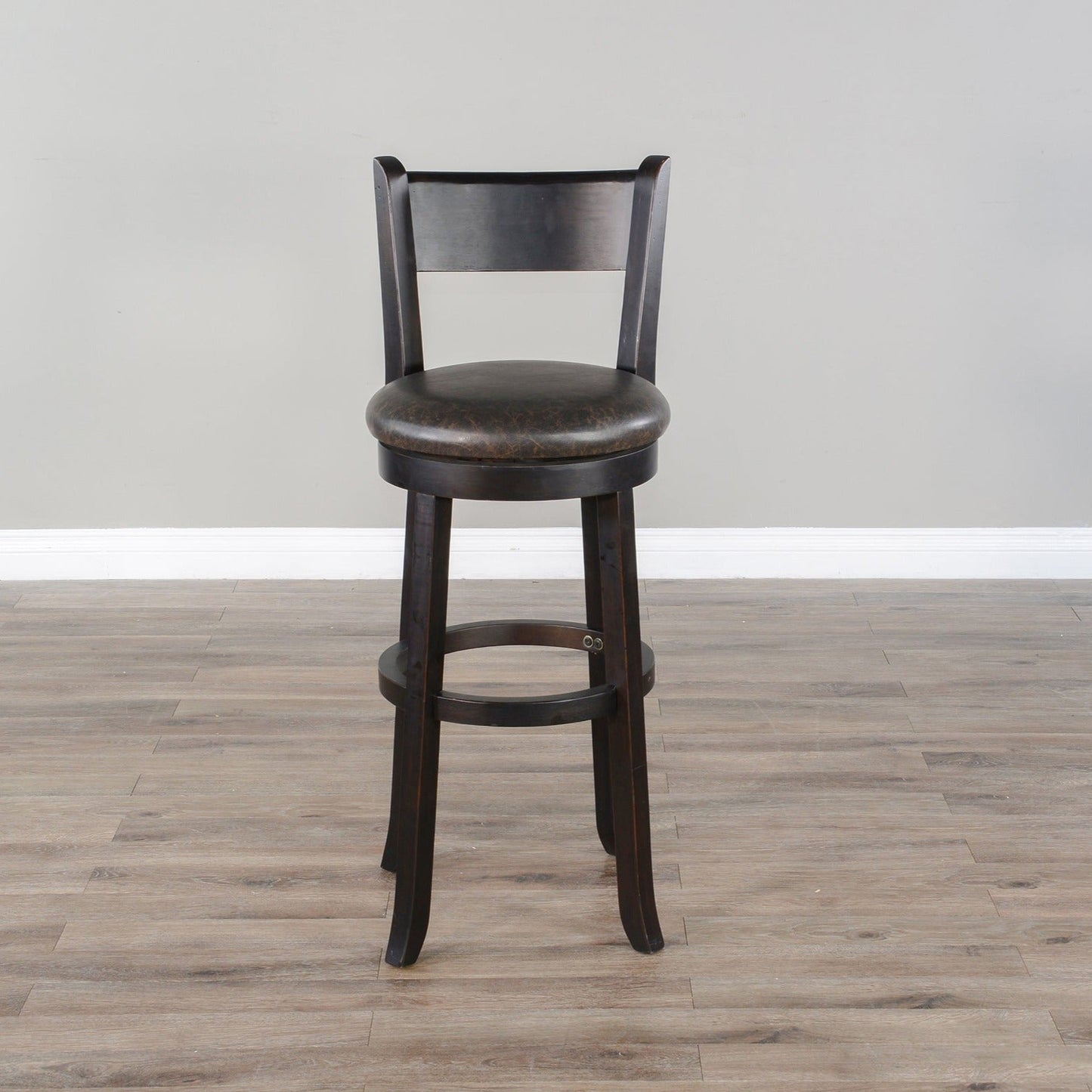 Scottsdale Leather Swivel Barstool 2PC