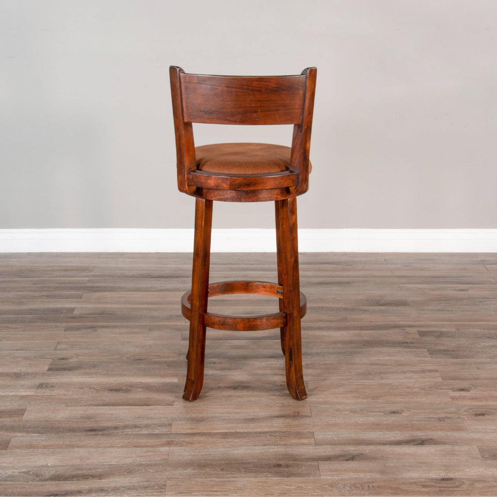 Scottsdale Leather Swivel Barstool 2PC