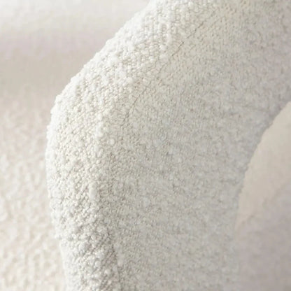 Scout Accent Chair in Ivory Boucle Fabric - LOOMLAN - Diamond Sofa - Accent Chairs