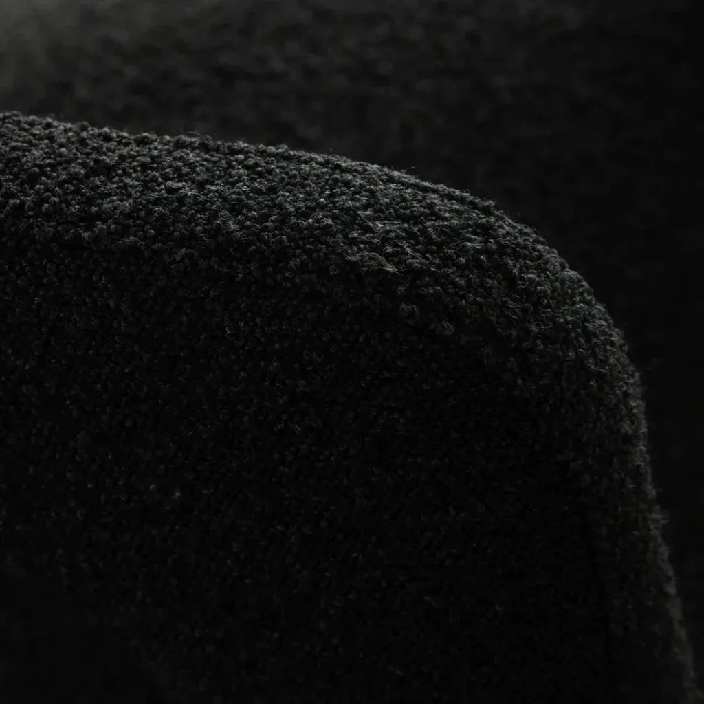 Scout Black Boucle Dining/Accent Arm Chair - LOOMLAN - Diamond Sofa - Accent Chairs