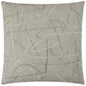 Scribble Silver Throw Pillow With Insert - LOOMLAN - D.V. Kap - Throw Pillows
