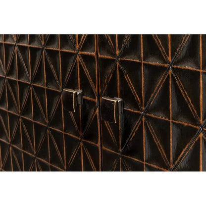 Scrubboard Front Sideboard Ebony - LOOMLAN - Sarreid - Sideboards