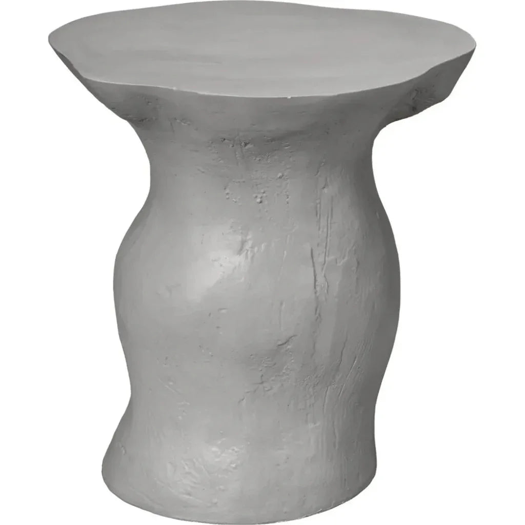Sculpt Fiber Glass Geometric Side Table - LOOMLAN - Jamie Young - Side Tables
