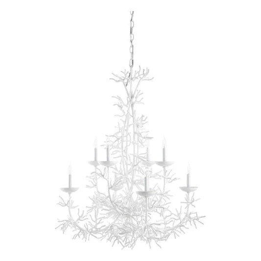 Sea Breeze Whimsical Coral Design Chandelier - LOOMLAN - Wildwood - Chandeliers