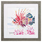 Sea Creature Yellow Framed Wall Art