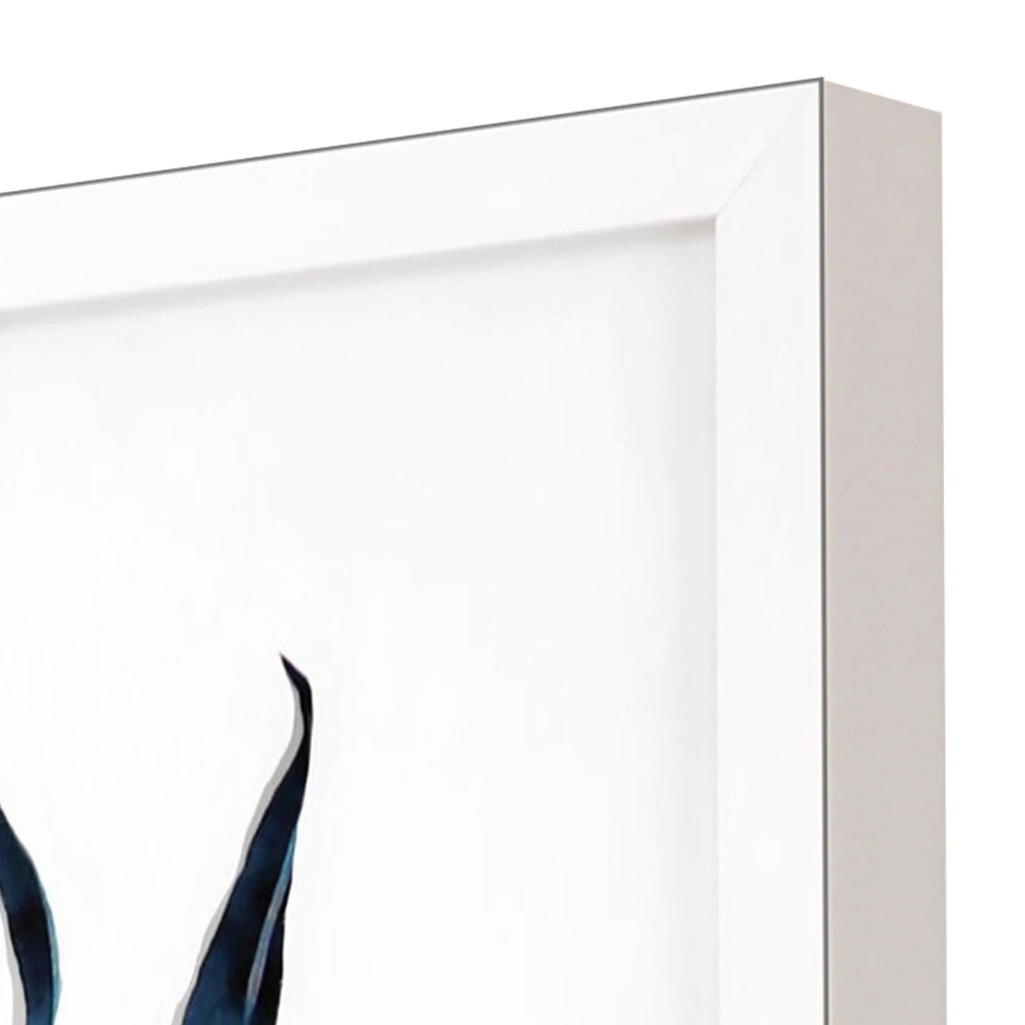 Sea Life Wood Blue Framed Wall Art