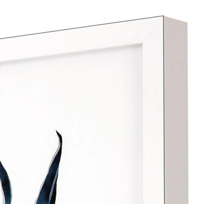 Sea Life Wood Blue Framed Wall Art