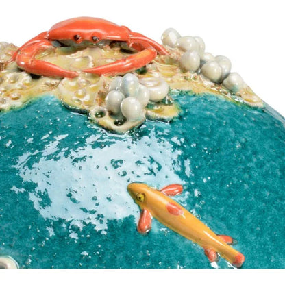 Sea Sphere Handcrafted Sculpture - LOOMLAN - Wildwood - Statues & Sculptures