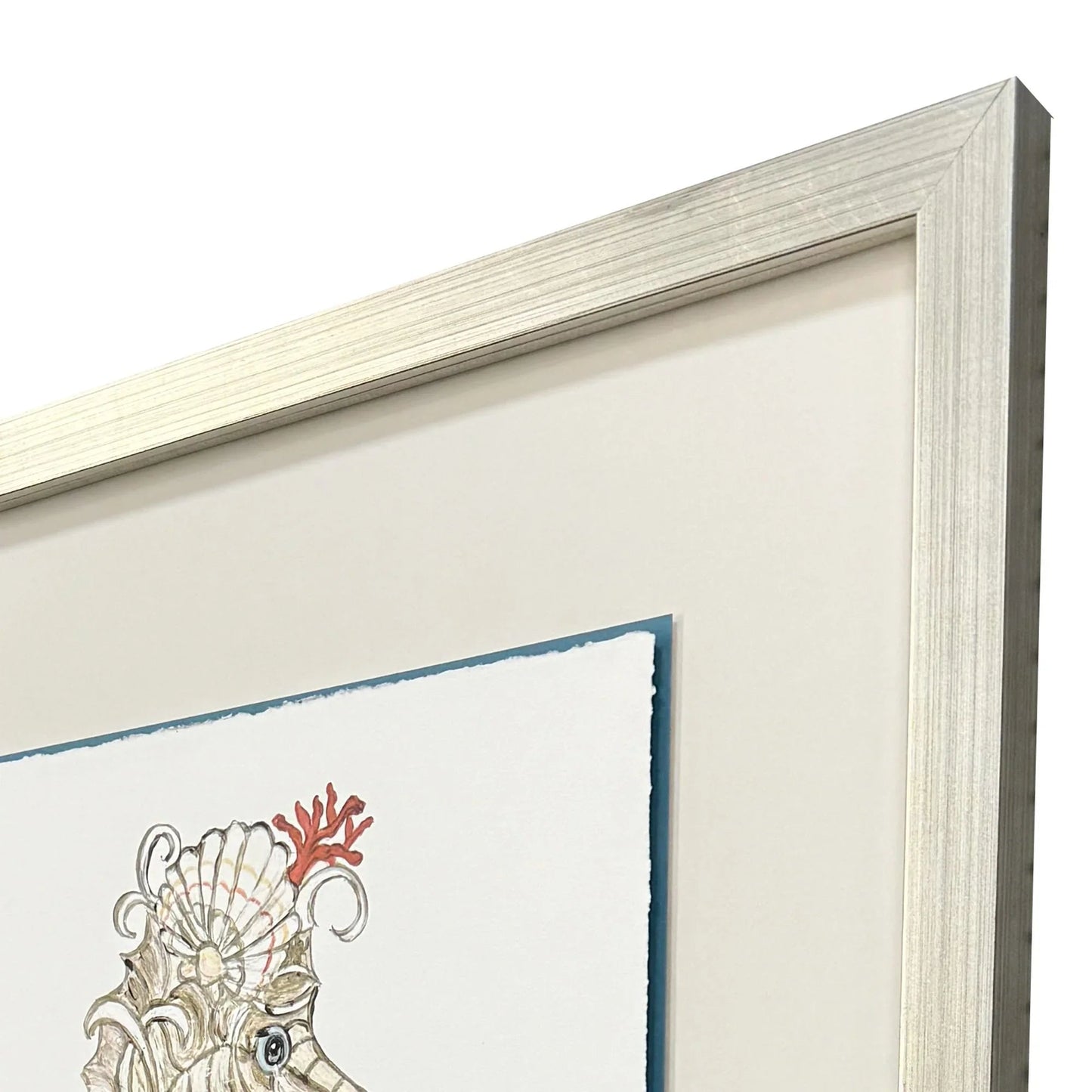 Seahorse Celebration Wood Framed Wall Art