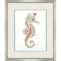Seahorse Celebration Wood Framed Wall Art