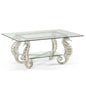 Seahorse Style Aluminum Framed Silver Coffee Table - LOOMLAN - Chelsea House - Coffee Tables