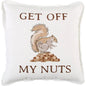 Sean Words Fun Decorative Couch Pillows Down Insert - LOOMLAN - LOOMLAN - Throw Pillows