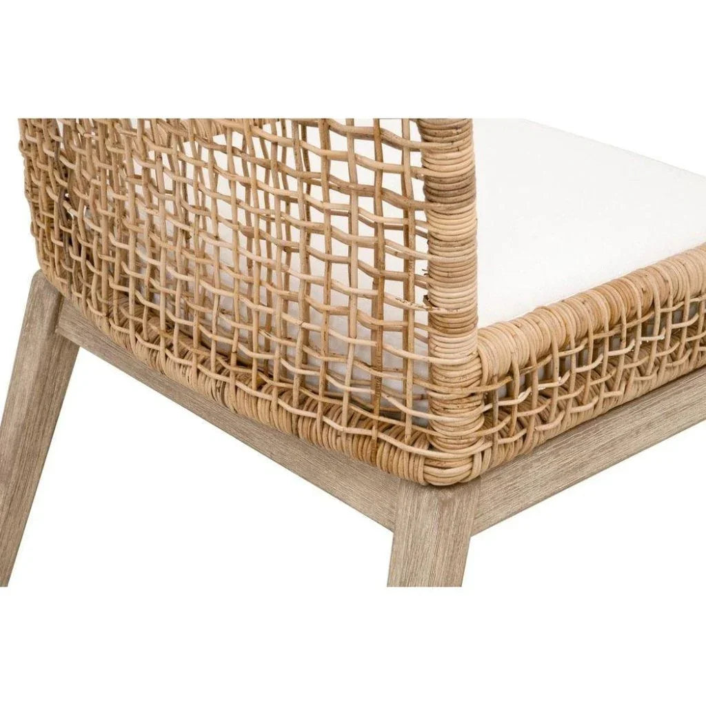 Seaside Performance Fabric Dining Chair 2PC - LOOMLAN - Essentials For Living - Dining Chairs