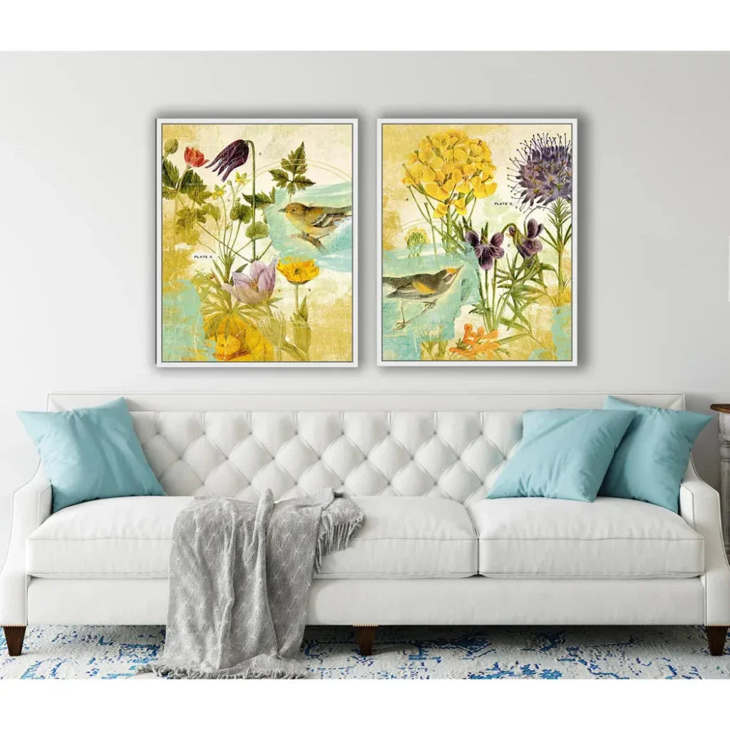 Second Bird the Garden Artwork d Canvas Floating - LOOMLAN - LOOMLAN - Canvas Art