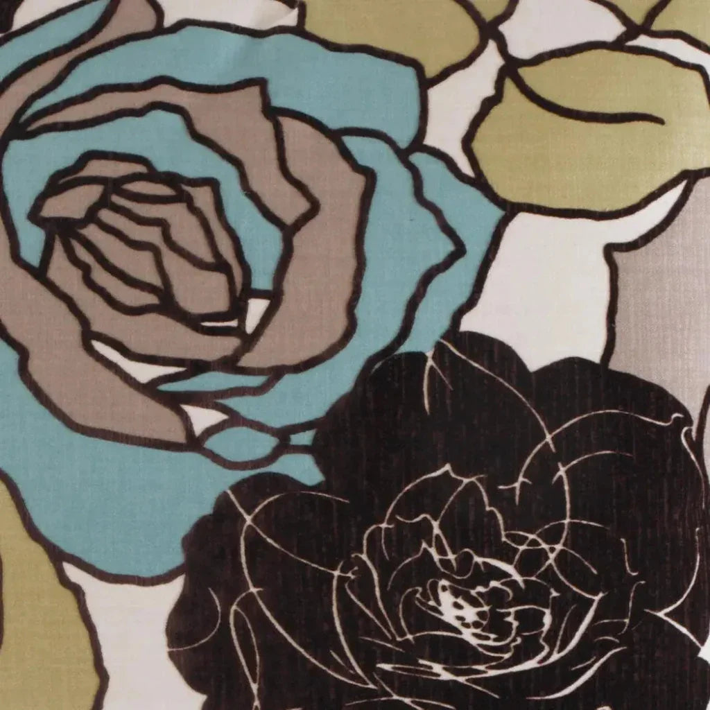 Secret Garden Celadon Multi Color Throw Pillow Insert - LOOMLAN - D.V. Kap - Throw Pillows